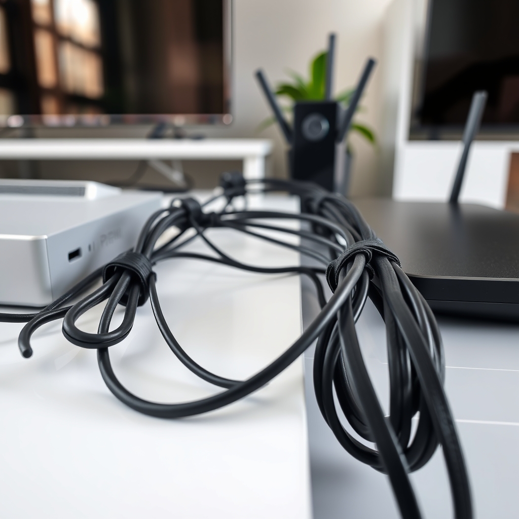 cable ties in action