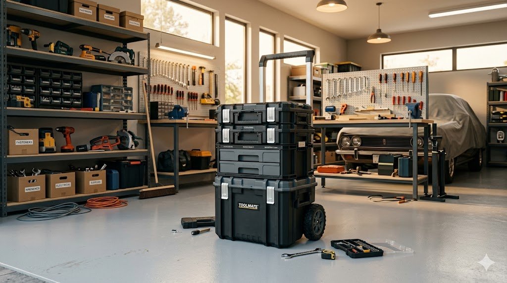 rolling toolbox in action