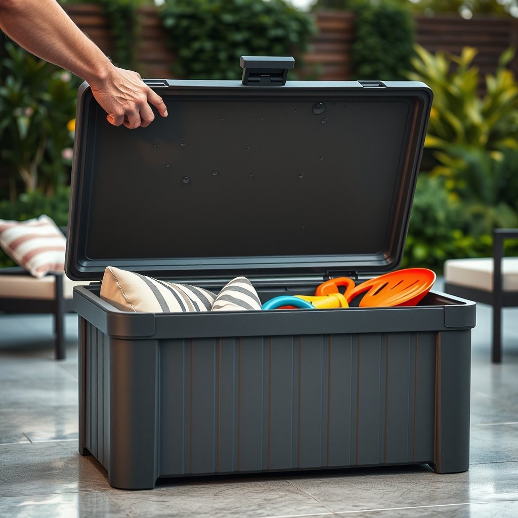 outdoor storage in action